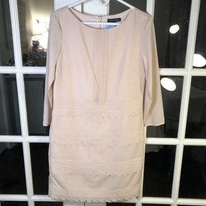 Banana Republic Light Pink Polka Dotted Dress